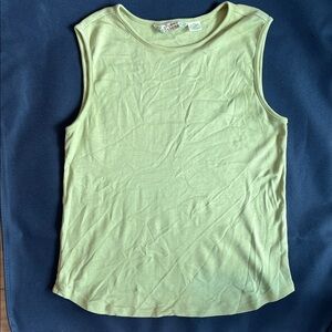 Tommy Bahama Classic Green Silk Sleeveless Tank Size XS